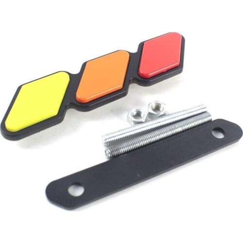 3 Grille Badge Acrylic Badge For Toyota Tacoma 4Runner EMBLEM Stickers Decals Auto Car Accessories Car styling Stickers