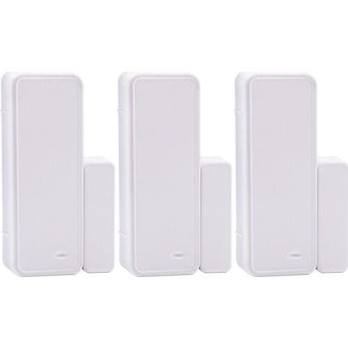 3pcs 433MHz Two-way Intelligent Door/Window Sensor Wireless Guarding Door Detector Sensor Suitable for G90E, G90B, G90B Plus