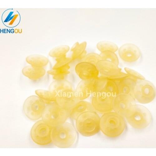 50 pieces Yellow rubber sucker RC25.6.9 Offset printing machine parts rubber sucker for mitsubish
