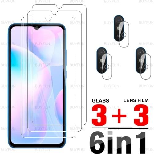 6in1 Camera Lens Film For Redmi 9A 6.53inch HD Front Tempered Glass screen protector on for xiaomi redme9 a a9 redmi 9c 9t