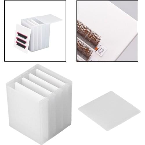 Acrylic Eyelash Storage Box Makeup Display for Grafting Eyelash Volume Lash Fake False Eyelash Organizer Container Holder Pallet