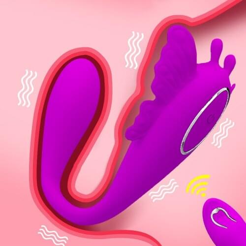 Butterfly Invisible Wearable Vibrator Intimate Goods Womens Panties Strap-on Vibrator Vagina Tights G spot Clitoris Stimulator