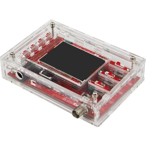 DSO138 Digital Oscilloscope Electronic Diagnostic-Tool Learning Osciloscopio Set 1Msps + New Acrylic Case Transparent Box