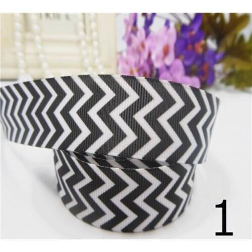 IuBuFiGo ribbon 7/8"(22mm) Wave pattern Printed Grosgrain Ribbon DIY handmade stain ribbons 50 yards/roll X-2123 Free shipping
