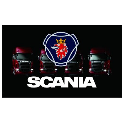 Custom car flag scania car banner 3x5ft 100% polyester 1