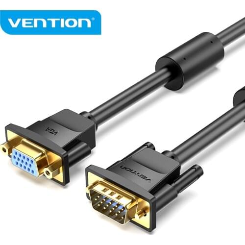 Vention VGA Cable Male to Female Extension Cable VGA to VGA Extender 3+6 1080P for Monitor TV Computer PC Cable VGA 1m 5m 10m