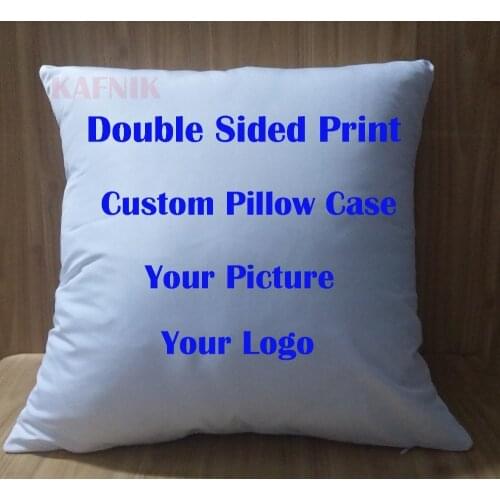 KAFNIK,Custom double sided any picture Pillow Cases any size For Modern Home Decorative