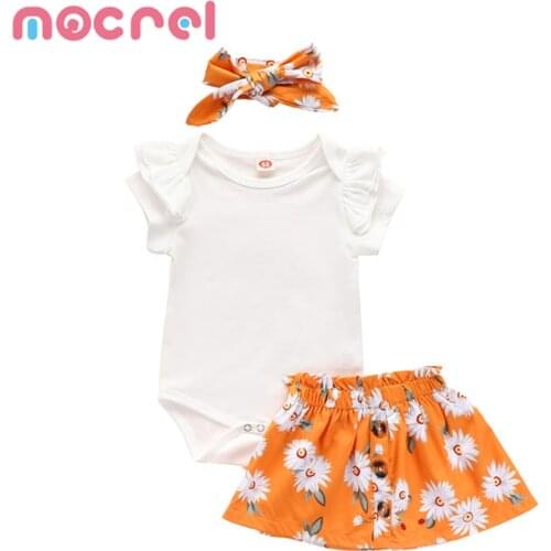 Summer Childrens Skirt Baby Girls Short-Sleeved Cotton Garment Skirt Suit Kids Clothes Boys Baby Sleepwear Toddler Boy Clothes