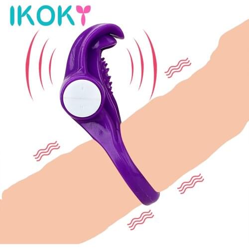 Mini Cock Ring Strapon Penis Spikes Vibrators Women Clitoris Stimulator Men Delay Ejaculation Sex Toys For Adults Couples Tools