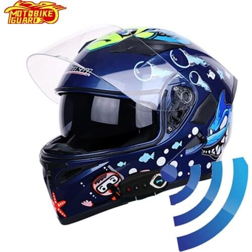 Mens Moto Helmet Bluetooth Headset Flip Up Bike Helmet full face Motorcycle Accessories Racing Motos Casco Capacete Helmets
