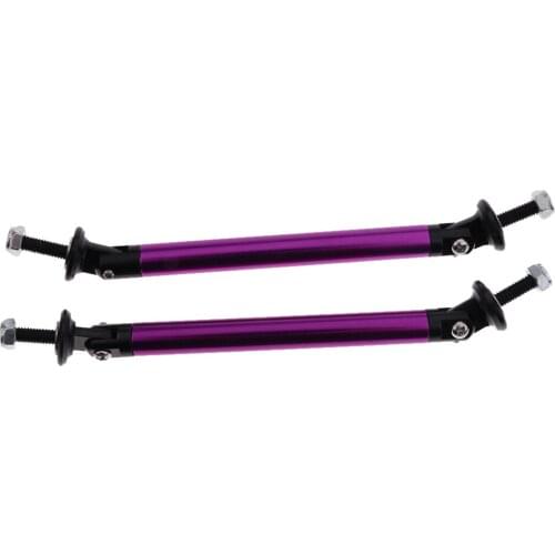 Pair Universal Front Bumper Lip Brace Rod Bar High Quality 10cm 3.9inch