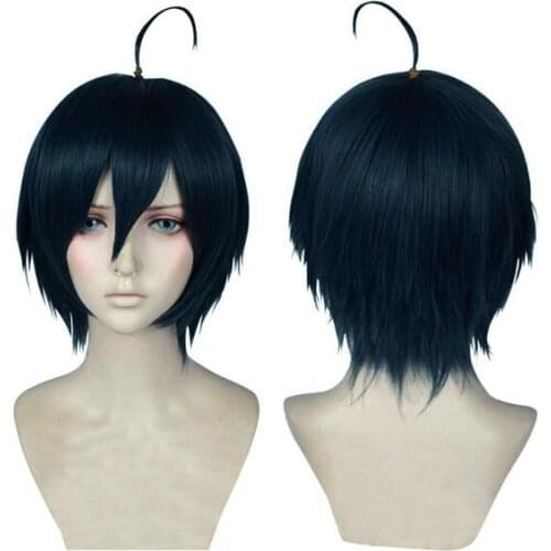 Short Wig Anime Danganronpa V3: Killing Harmony Saihara Shuichi Cosplay Costume Dangan Ronpa Heat Resistant Hair Men Wigs