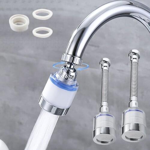 Rotatable Kitchen Faucet Extender Faucet Aerator Bathroom Sink Water Saving Tap Nozzle Adapter For Kitchen Bathroom Accessories