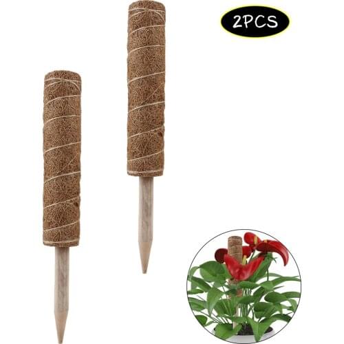 Plants Climbing Rattan Sticks Coir Totem Pole Extendable Office Extension Coconut Palm Pillar Creeper Frame Maintain Balcony