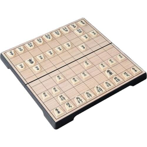 Japanese Chess Shogi Folding Magnetic Magnet Intellectual Board Game Toy Gift Board Game Game on The Table