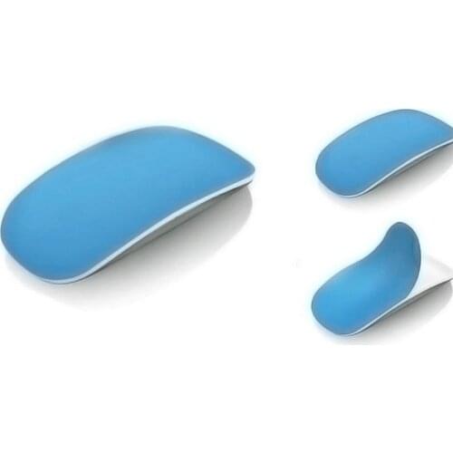 Notbook Mice Skin Protector For iMac Magic Color Oval Soft Mouse Sticker Cover For Macbook Air Pro Retina 11 13 15 Silicone
