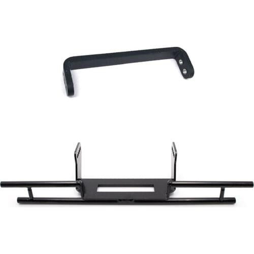 1set Metal Rear Bumper with Frame Bracket for RC Crawler Car Traxxas TRX4 G500 TRX6 G63 RC Car Upgrades Parts