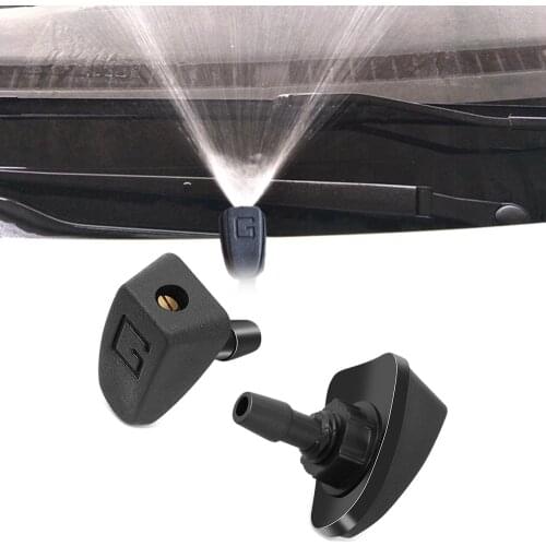 1pcs Windshield Wiper Fan Shaped Spout Nozzle for Ford Focus Fusion EcoSport Kuga Mondeo Everest Transit Custom Tourneo Custom