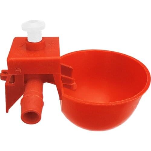 10xHanging Poultry Chicken Drinking Cups Fowl Water Bowl Feeder Farm Tool