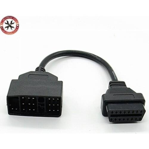 22 Pin Male to 16 Pin Female OBD2 Adapter Cable Scanner Parts for TOYOTA Diagnostic Cable Free Shipping