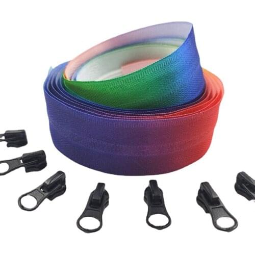 10 meters 3# colorful nylon zipper sewing tool luggage clothes accessories