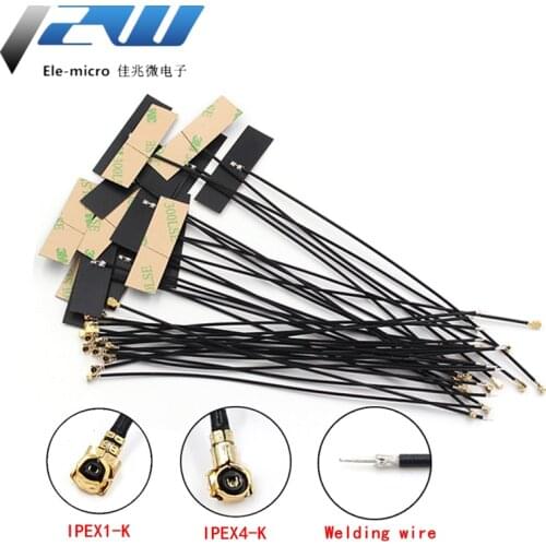 WiFi 2.4G high gain built-in flexible FPC soft antenna ZigBee Bluetooth module ipex patch antenna (5 pcs )