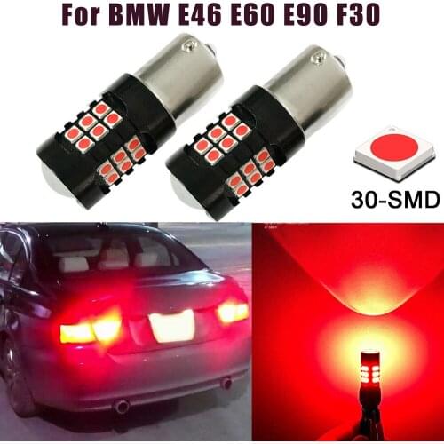 Car Tail Light Bulbs Flashing 10V-30V 2Pcs Brake For BMW E46 E60 E90 F30 LED