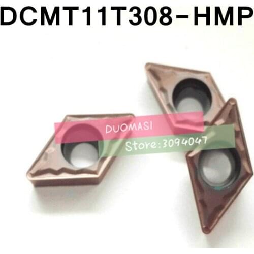 Free shipping DCMT11T308-HMP carbide CNC inserts,CNC lathe tool,apply to stainless steel and steel processing, insert SDJCR