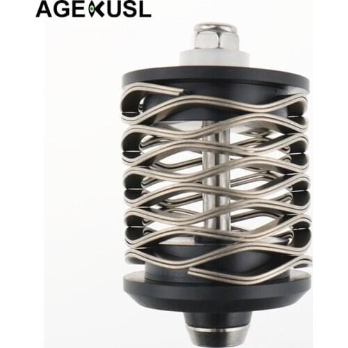 TWTOPSE CNC Double Triple Titanium Axle Rear Spring Suspension Shock For Brompton Fold Bike Bicycle Rear Shocks Stainless 90g