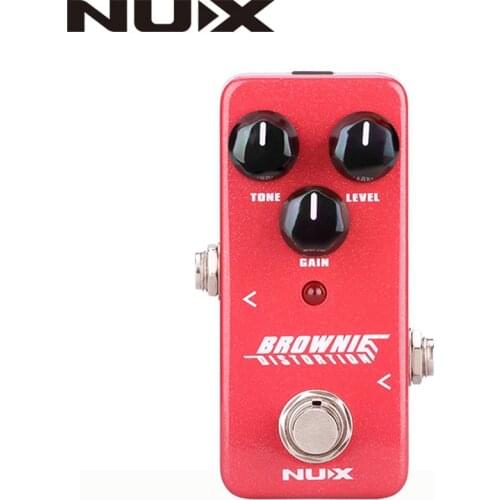 New NUX NDS-2 BROWNIE Distortion Guitar Effect Pedal Full Metal Shell True Bypass