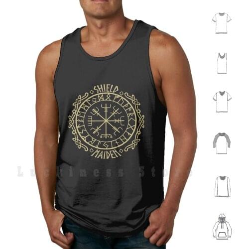 I Will Be Your Shield tank tops vest sleeveless Shield Viking Vikings Valkyrie Or Valhalla Vegvisir Norse Nordic Norse