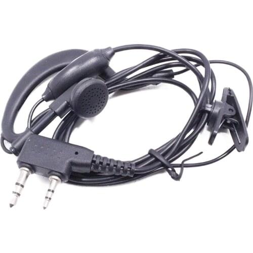 Baofeng Ham radio 2pin K port earpiece ptt mic headset for handheld walkie talkie baofeng UV-5R UV-82 BF-888S 2 way radio