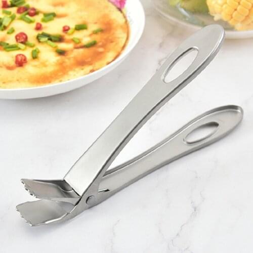Multifunctional Stainless Steel Anti Hot Bowl Clip Dish Clamp Pot Pan Plate Holder Household Kitchen Tool