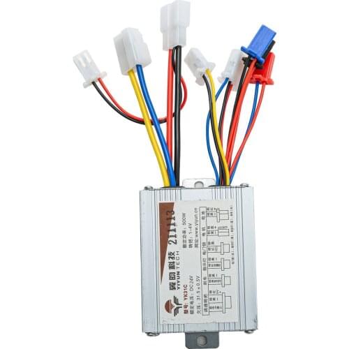 48V 36V 24V 500W DC bike motor brushed controller for electric bike scooter e-bike