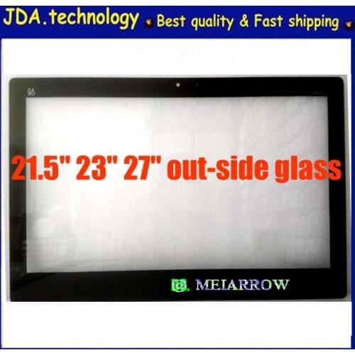Free EMS/DHL fast shipping New LCD Glass For for HP Pavilion All-in-one 21.5" 23" 27" TPC-Q017-23 outside screen glass Pannel