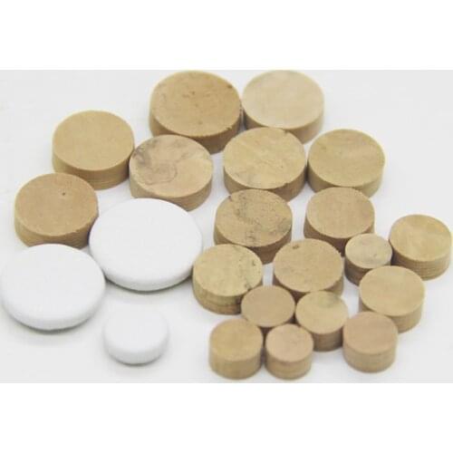 Oboe cuero boca instrumento estera junta el oboe Accesorios Cork dermis Alta calidad 23 unids oboe corcho Mat almohadillas junt