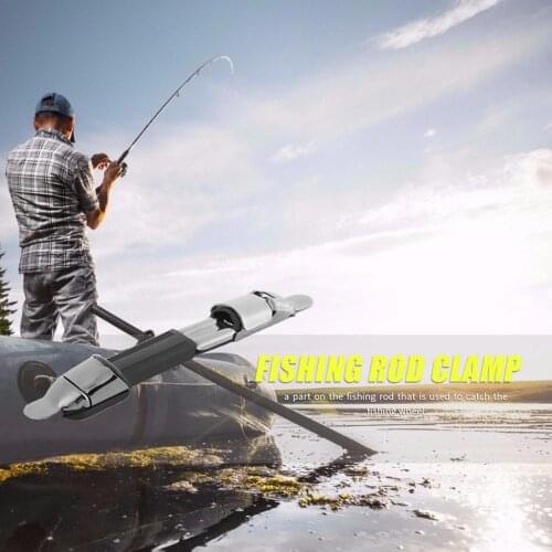 Durable Fishing Reel Holder Wear-resistant Stainless Steel Fishing Wheel Seat Holders Fishing Rod Clamp Fishing Supplies