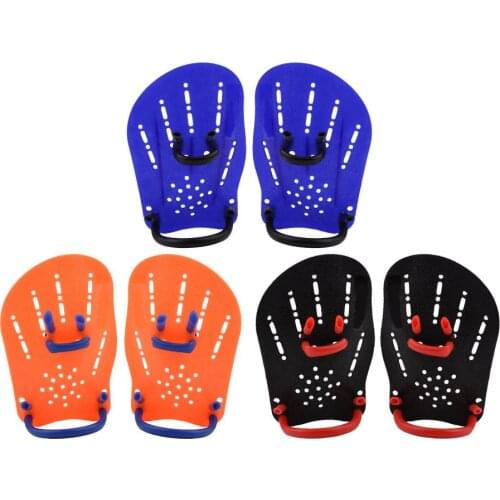 Professional Swimming Hand Paddles Fin Water Resistant Paddle Webbed Diving Adjustable Gloves For Aquatic Training