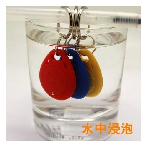 1000pcs/lot RFID Tag 125khz TK4100 Token Key Fobs Rfid tags For Access Control