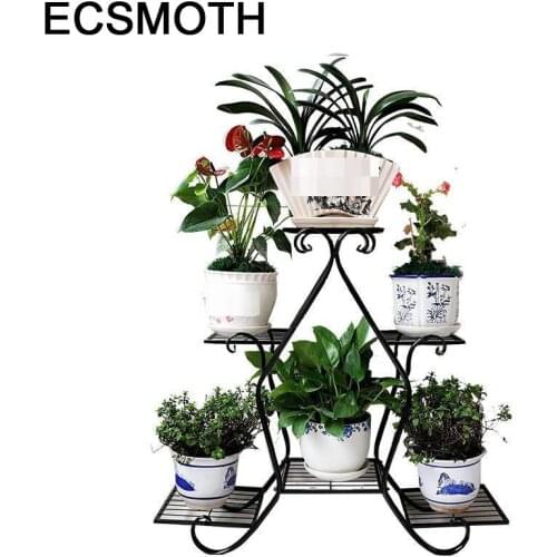 Porta Piante Outdoor Terrasse Decoration Metal Sera Support Pour Plante Balcone Balcony Balcon Balkon Shelf Flower Iron Rack