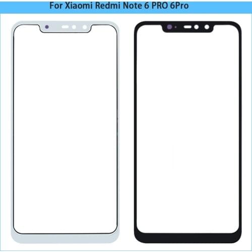 For Xiaomi Redmi Note Note 6 PRO 6Pro Outer Touch Screen Panel Glass Lens Touchscreen LCD Front Glass Replace