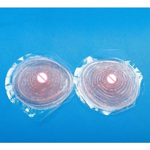 High Quality Pink Silicone Pads Cover Reusable Silicone Bras is Realistic Nipple Cover
