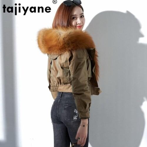 Real Coat Fur Female Wool Jacket Fox Fur Collar Autumn Winter Coat Women Clothes 2021 Korean Vintage Warm Short Tops ZT4834