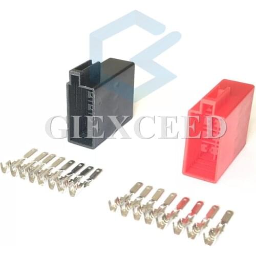 2 Sets 8 Pin Universal Car Radio ISO Connector Radio Socket Adapter Male Wiring Plug For Cars VW