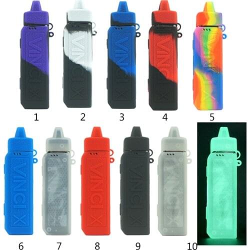 2pcs VOOPOO vinci X Protective silicone case mod pod kit texture cover anti-slip rubber sleeve skin fit vinci X