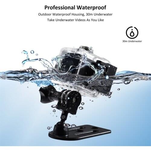 2021 Mini Camera HD 1080P Night Vision Motion Detection DVR Waterproof Built-in Battery No WiFi Need Wearable Indoor & Outdoor