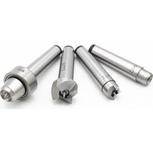 4pcs/set MT1 MT2 morse tapper cone Woodworking thimble centre for cnc lathe center