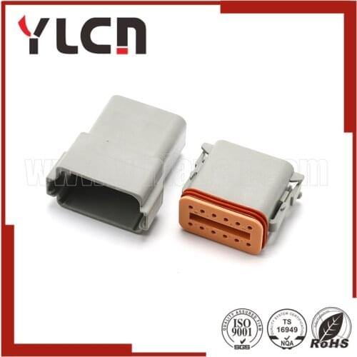 Car Parts DT06-12S DT04-12P 12 Pins Way Waterproof Male Female Cable Automotive Connector Plugs For Cars