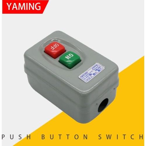 P142 KH series on-off 3P 30A/250V 20A/380V transfer push button switch control Box electrical Motor start switch KH-305