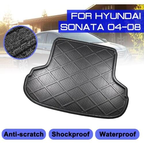 For Hyundai Sonata 2004 2005 2006 2007 2008 Car Floor Mat Carpet Rear Trunk Anti-mud Cover